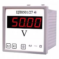 ЦП8501/4, 96×96мм, вход.сигнал 0-5мА, шкала 0-20А, цвет индикатора - красный УТ000004598