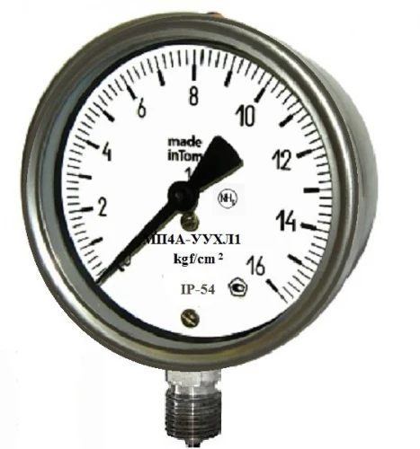 МП4А-Кс 1 МПа НЕРЖ. корпус кл.1,0 УТ000014753
