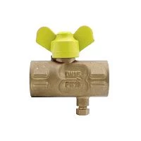 11б27пМ.02 Ру16 Ду15 G1/2xG1/2 Кран шаровый ГАЗОВЫЙ 3-х ходовой с краном Маевского УТ000016574