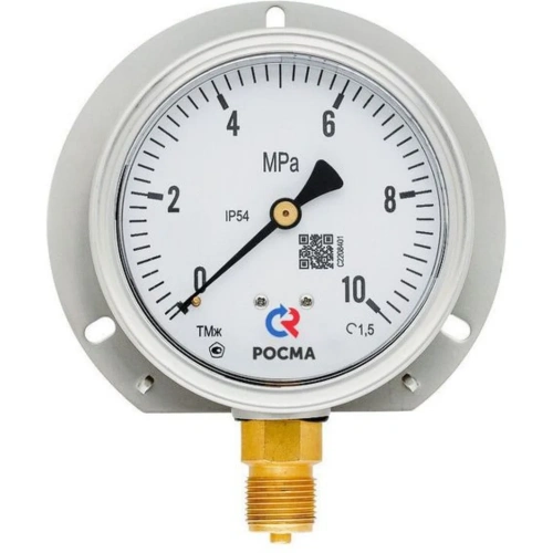 ТМ-520РКТ.00(0-10)MPa.М20х1,5.1,0 Зад. Фланец  ГЛИЦЕРИН УТ000019730
