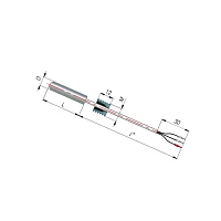 ДТС044-50М.В3.30/0,2 L=30мм d=8мм М12х1,5мм  lкаб=0,2м УТ000010911